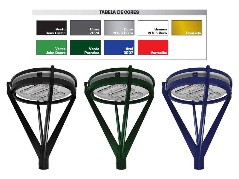 Luminária Jacareí LED