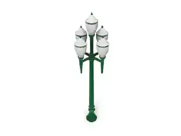 Poste Republicano 5 SP - Base Alumínio